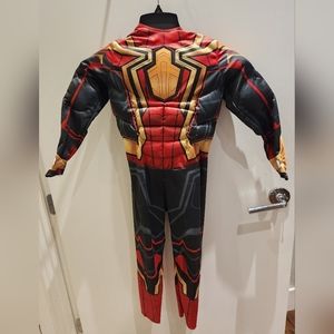 Iron Spiderman light up muscle chest costume. Small